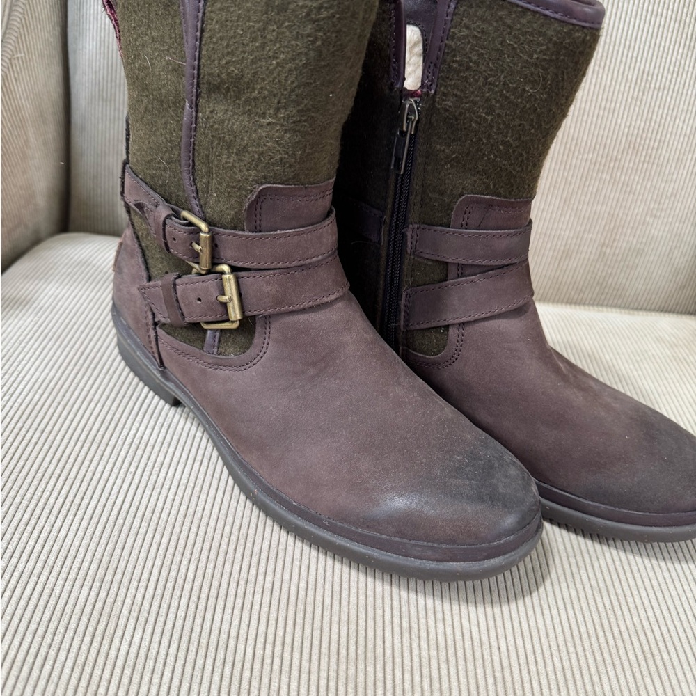 UGG Brown and Green Winter Boots